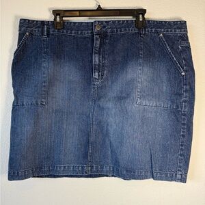 Tommy Hilfiger Classic Blue Denim Skirt, size 20, NWT